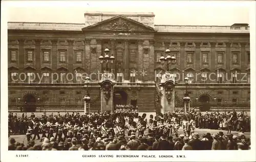 Leibgarde Wache Buckingham Palace London Kat. Polizei