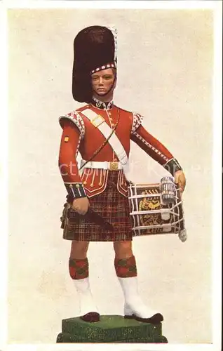 Leibgarde Wache Queen s Own Cameron Highlanders Drummer Trommler  Kat. Polizei