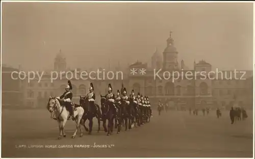 Leibgarde Wache Horse Guards Parade London Kat. Polizei
