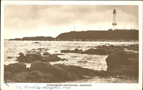 Leuchtturm Lighthouse Girdleness Aberdeen  Kat. Gebaeude