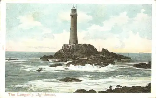 Leuchtturm Lighthouse Longship Lighthouse Kat. Gebaeude