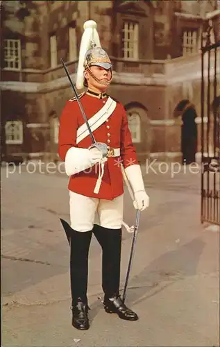 Leibgarde Wache Life Guards Sentry London Kat. Polizei