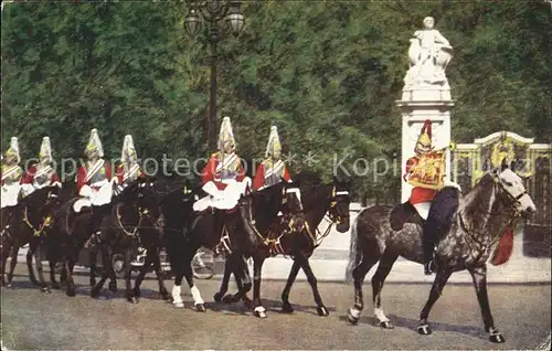 Leibgarde Wache Queen s Life Guard Horse Guards Kat. Polizei