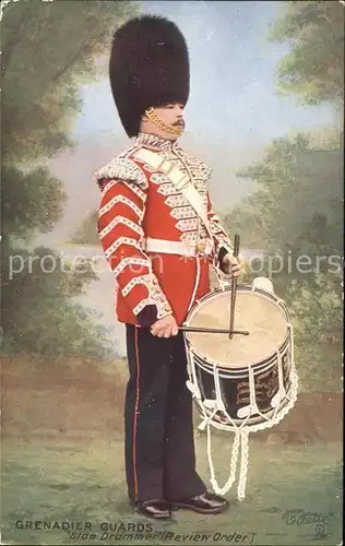 Leibgarde Wache Grenadier Guards Side Drummer Verlag Tucks Nr. 9366 Kat. Polizei