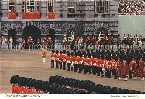 Leibgarde Wache Trooping the Colour London Kat. Polizei