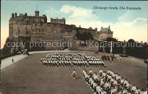 Leibgarde Wache The Esplanade Edinburgh Castle Kat. Polizei