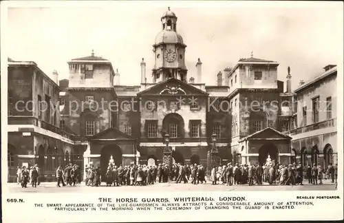 Leibgarde Wache Horse Guards Whitehall London Kat. Polizei