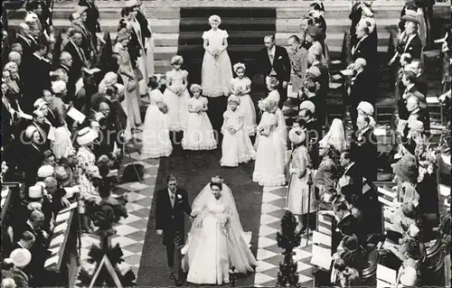 Hochzeit Princess Margaret Mr. Antony Armstrong Jones Westminster Abbey  Kat. Greetings