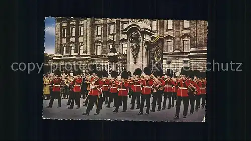 Leibgarde Wache Guards Band Buckingham Palace London Trompete  Kat. Polizei