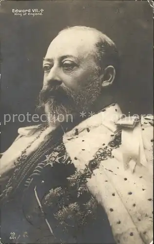 Adel England King Edward VII.  Kat. Koenigshaeuser