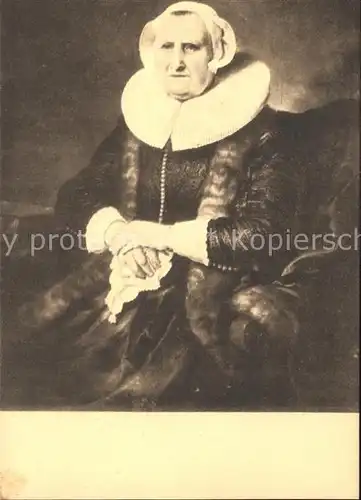 Rembrandt Elisabeth Bas Nr. 2023 Kat. Persoenlichkeiten
