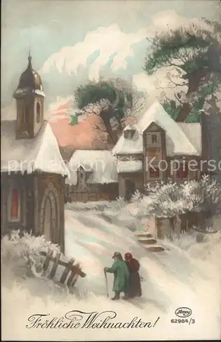 Verlag Amag Nr. 62984 3 Weihnachten Kirche Kat. Albrecht & Meister AG