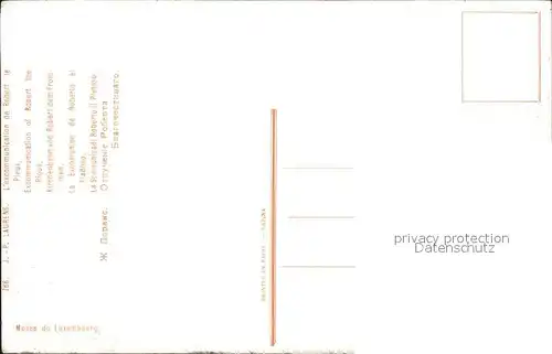 Kuenstlerkarte J. P. Laurens L excommunication de Robert le Pieux Nr. 766 Kat. Kuenstlerkarte