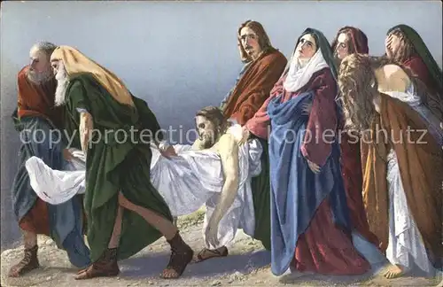 Jesus Grablegung Locarno Madonna del Sasso A. Ciseri  Kat. Christentum