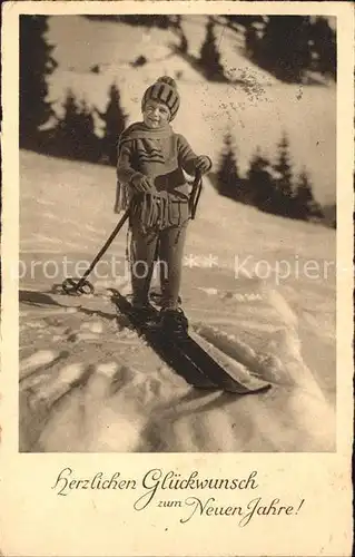 Skifahren Kind Wintermode Neujahr  Kat. Sport