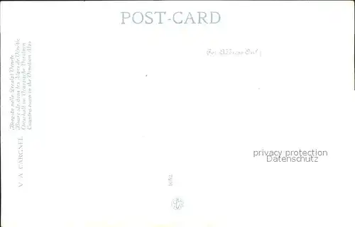 Kuenstlerkarte V. A. Cargnel Borgata nelle Prealpi Venete Nr. 1052 Kat. Kuenstlerkarte