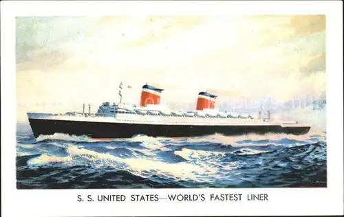 Dampfer Oceanliner S.S. United States  Kat. Schiffe