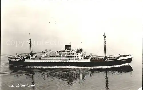 Motorschiffe M.S. Bloemfontein  Kat. Schiffe