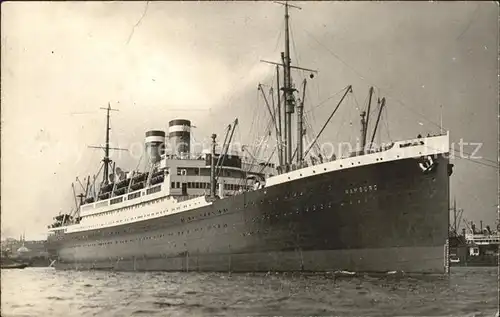 Dampfer Oceanliner Hamburg  Kat. Schiffe