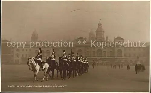 Leibgarde Wache Horse Guards Parade London  Kat. Polizei