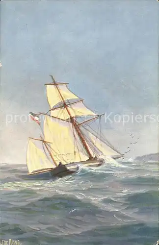 Segelschiffe Deutsches Sloop Chr. Rave Marine Galerie Nr. 257 Kat. Schiffe