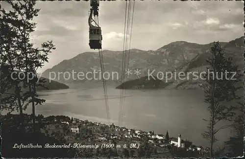 Seilbahn Beckenried-Klewenalp  / Bahnen /