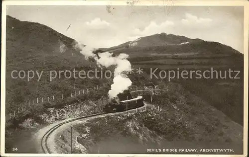 Lokomotive Devil s Bridge Railway Aberystwyth Kat. Eisenbahn