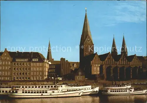 Motorschiffe Bremen Weser  Kat. Schiffe