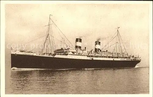 Dampfer Oceanliner M V Augustus  Kat. Schiffe