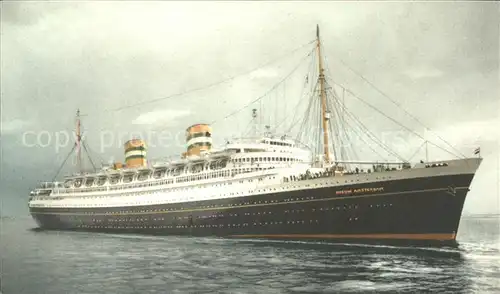 Dampfer Oceanliner S.S. Nieuw Amsterdam Kat. Schiffe