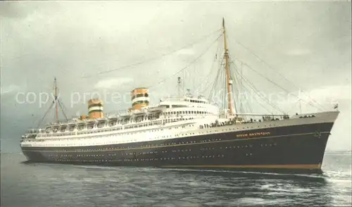 Dampfer Oceanliner S.S. Nieuw Amsterdam Kat. Schiffe