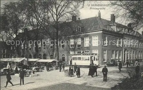 Strassenbahn S. Gravenhage Prinsegracht  Kat. Strassenbahn