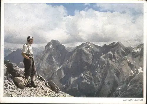 Bergsteigen Klettern Samspitze Lechtaler Alpen / Sport /