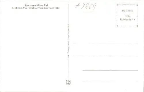 Simonswaeldertal Zweribachtal