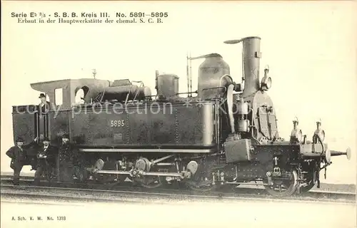 Lokomotive SBB Kreis III. No. 5895  / Eisenbahn /