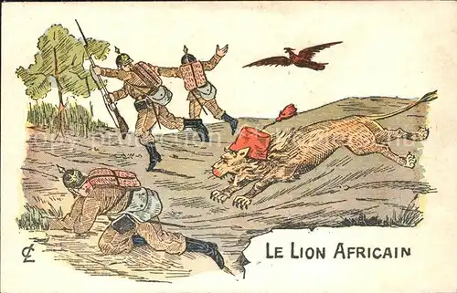 Loewe Le Lion Africain Soldaten WK1  / Tiere /
