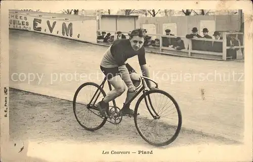 Radsport Bahnradsportler Charles Piard Fahrrad  / Sport /