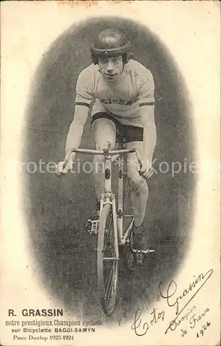 Radsport Radrennfahrer Robert Grassin Fahrrad Baggy-Samyn Autogramm  / Sport /