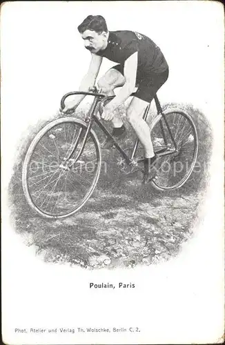 Radsport Radrennfahrer Gabriel Poulain Fahrrad  / Sport /