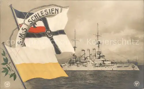 Marine WK1 S.M.S. Schlesien  / Militaria WK1 /