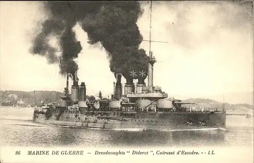 Marine Dreadnoughts Diderot Cuirasse d'Escadre  / Schiffe /