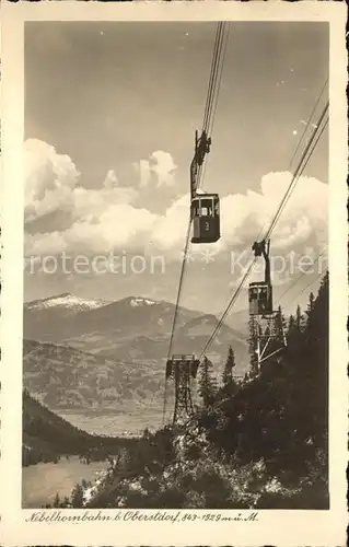 Seilbahn Nebelhorbahn Oberstdorf / Bahnen /