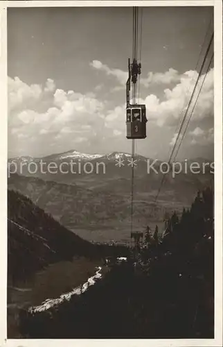 Seilbahn Nebelhornbahn Oberstdorf Hohen-Ilfen Gottesackerw?nde / Bahnen /