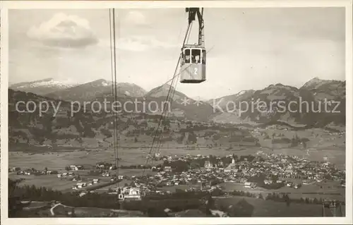 Seilbahn Nebelhornbahn Oberstdorf Hohen-Ifen Gottesackerwaende / Bahnen /