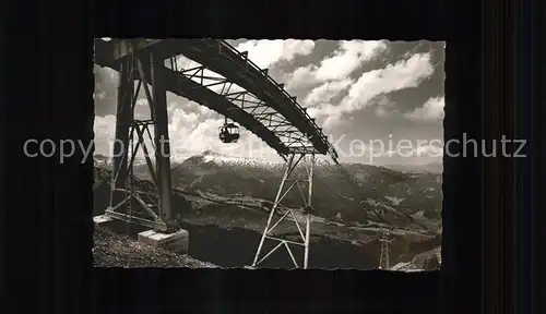 Seilbahn Kanzelwandbahn Bergstation Riezlern Kleinwalsertal / Bahnen /