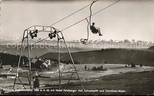 Sessellift Feldberg Hotel Feldberger Hof  Kat. Bahnen