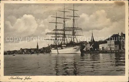 Segelschiffe Flensburg Hafen Kat. Schiffe