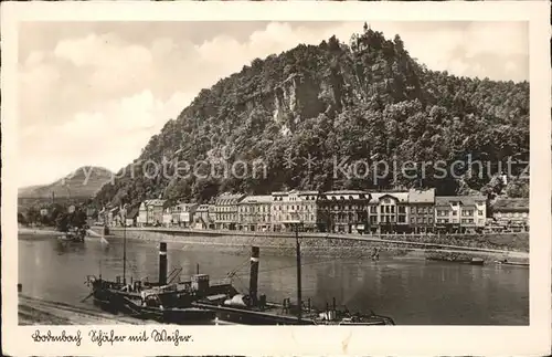 Dampfer Binnenschifffahrt Bodenbach Tetschen Kat. Schiffe