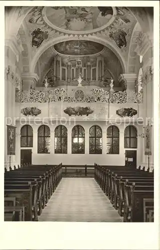 Kirchenorgel Institut Kloster Siessen Chor Empore  Kat. Musik