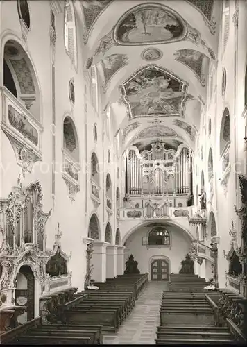 Kirchenorgel Pfarrkirche Ursberg Schwaben Praemonstratenser Abteikirche Kat. Musik